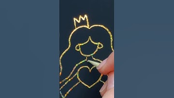 Watch This Princess Drawing Come To Life! Step by step drawing for kids
