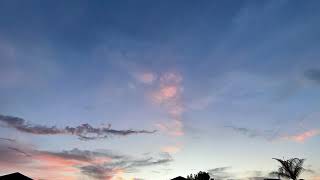 Monsoon Season Sunset Afterglow, Queen Creek, Arizona | Time-Lapse