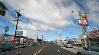 Driving on Venice Boulevard From Beginning to End