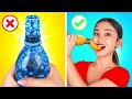 FROZEN HONEY JELLY BLUE VS YELLOW  || Eating Only 1 Color Food For 24 HOURS by 123 GO! CHALLENGE