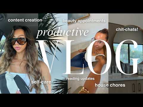 VLOG: productive week in my life! 📱🩵💉 botox appt, housework, content creation, unboxings & more!