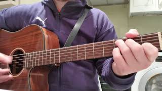 Video thumbnail of "How to play COOL WATER by Marty Robbins and Buster Scruggs on Guitar"
