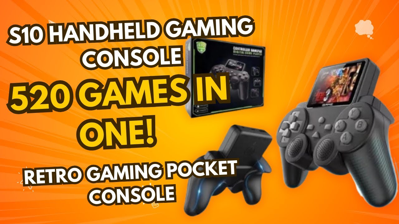 520 Retro Games in Your Pocket! S10 Handheld Gaming Console Review
