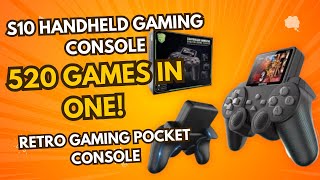 520 Retro Games in Your Pocket! S10 Handheld Gaming Console Review | Play on TV & Relive 90s Gaming screenshot 4