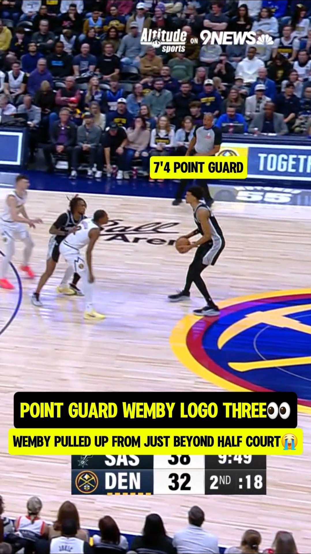 Wemby playing like a 2k point guard?