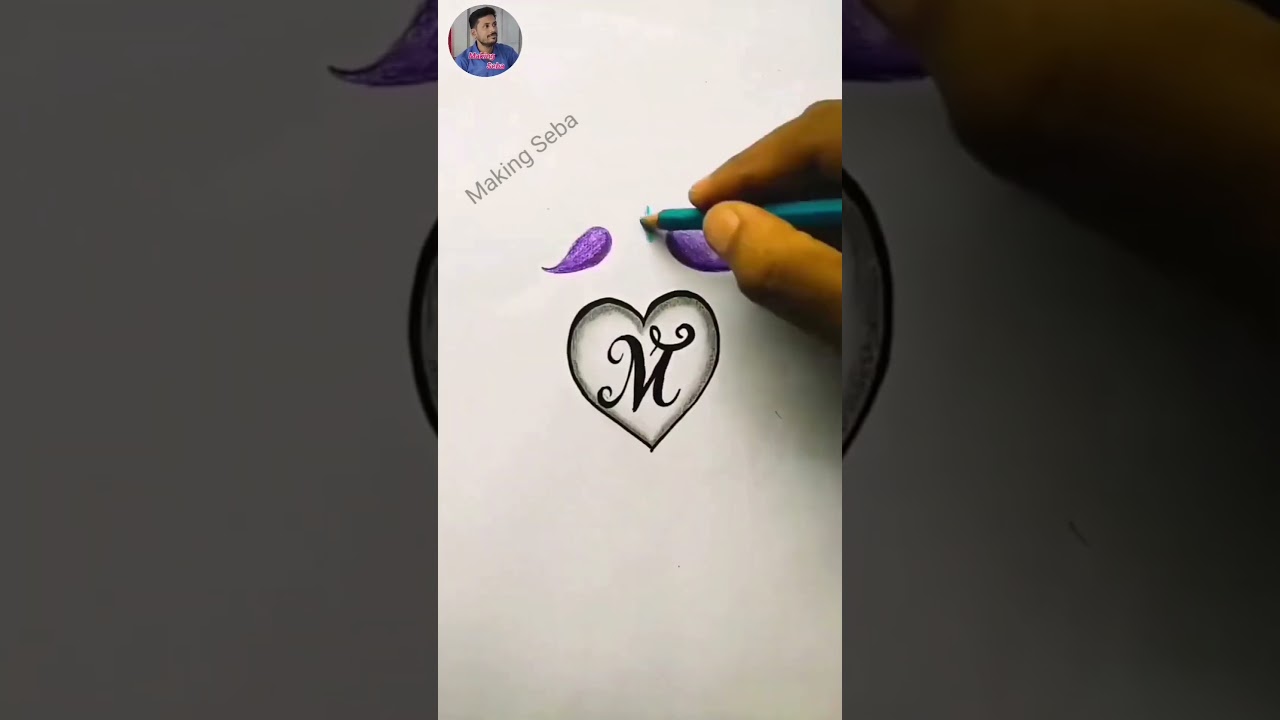 M fancy letter | Letter writing | Own Swirled Letters | M Tattoo disigns | mehndi designs letters