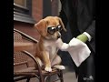 Gentleman Lizard Saves Puppy 🦎💛 The Most Wholesome Dopamine Boost You'll See Today