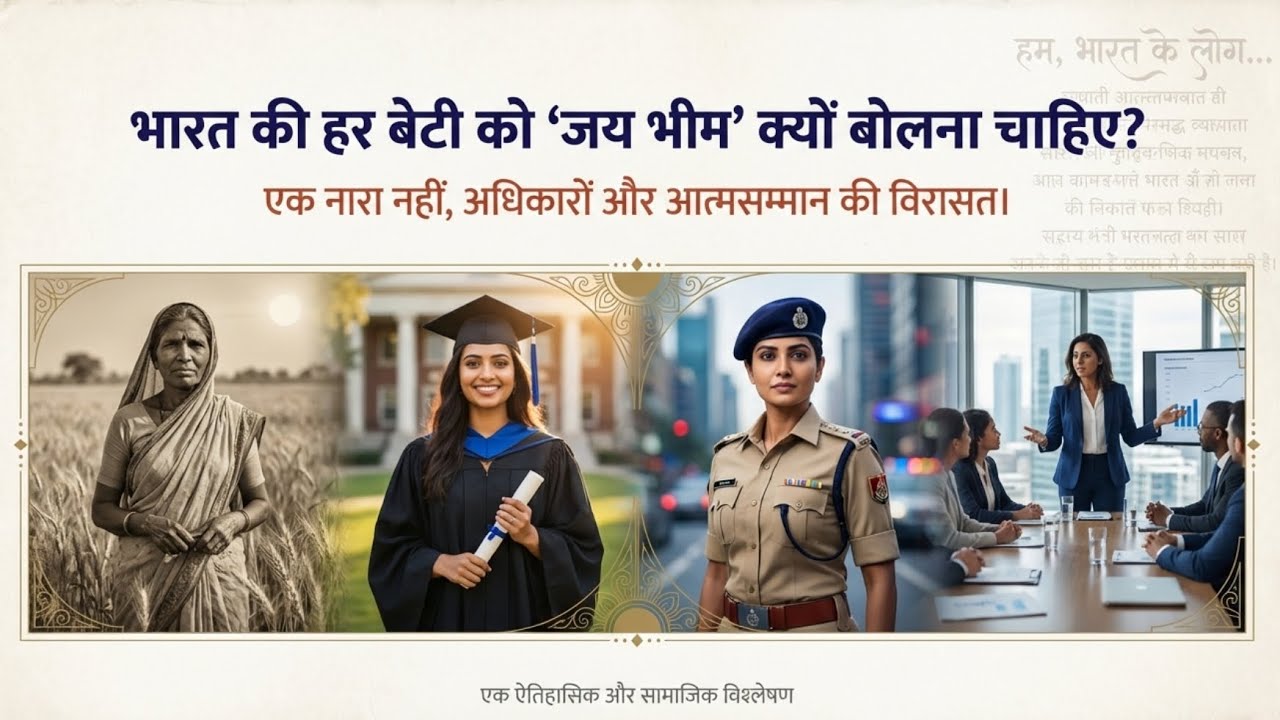 भारत की हर महिला को “जय भीम” क्यों बोलना चाहिए | अगर आप महिला हैं तो यह वीडियो जरूर देखें |