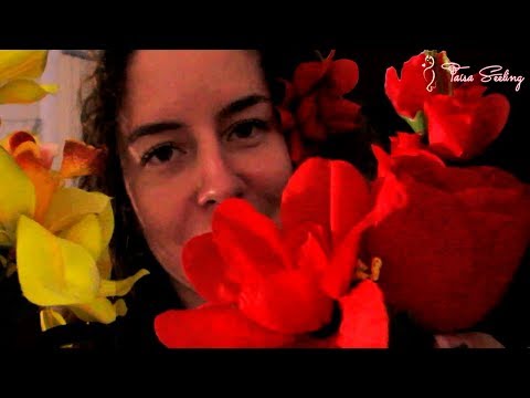 ☾✪ ASMR – FLOWERS for you | inaudible | soft whisper {english}