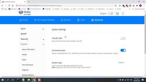 How to  Show Antenna Settings in B312-939 using the User account