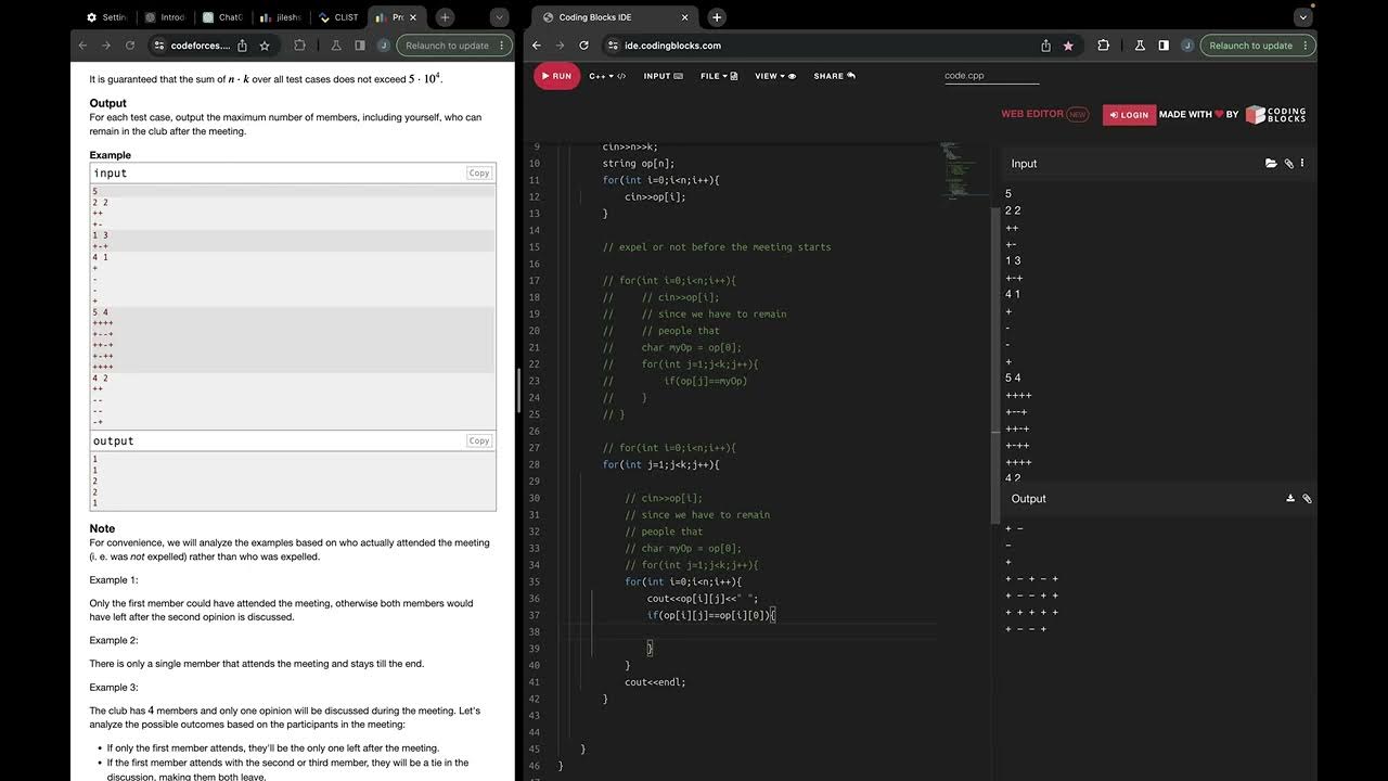 Codeforces round 869 div 2 a politics screencast youtube