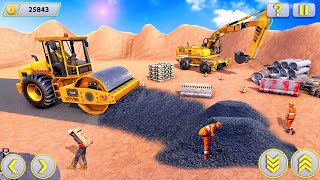 Offroad Railway Track Construction Simulator - Construction Simulator - Android Gameplay screenshot 5