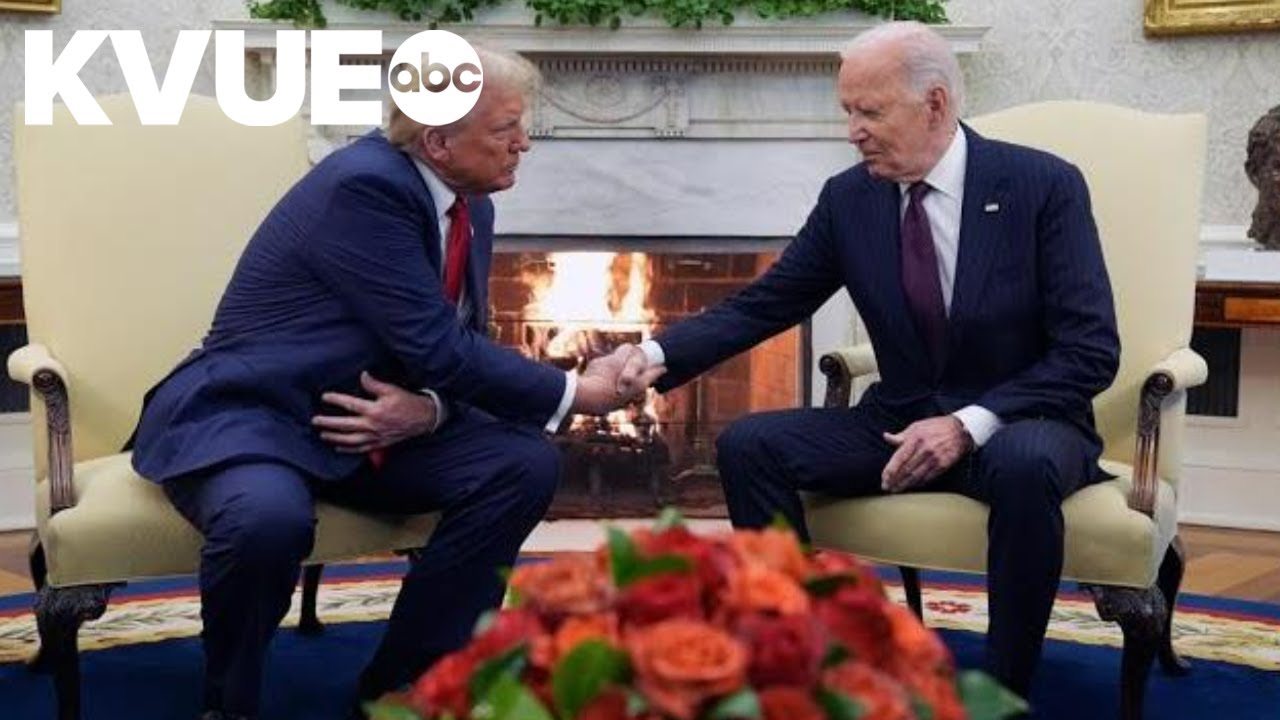 President-elect Trump, President Biden meet in Oval Office - YouTube