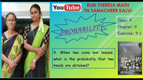 TN Samacheer Kalvi _ 9th Maths _ Probability _ Exercise-9.1 _ Sum 5