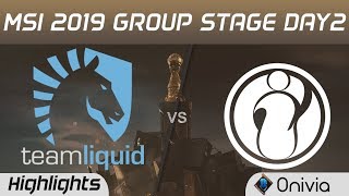 Tl Vs Ig Highlights Msi 2019 Team Liquid Vs Invictus Gaming Msi Highlights By Onivia