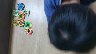 페이퍼블레이드 돌리기 40 랜덤 #네모아저씨 #페이퍼블레이드
