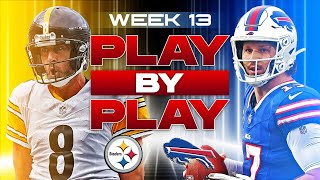 Buffalo Bills Vs Pittsburgh Steelers  Play By Play Reaction