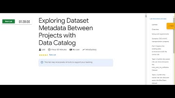 Exploring Dataset Metadata Between Projects with Data Catalog  #Googlecloud #GSP789