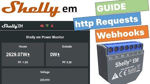Shelly Smart Devices | Direct Device control with http(s) requests / webhooks