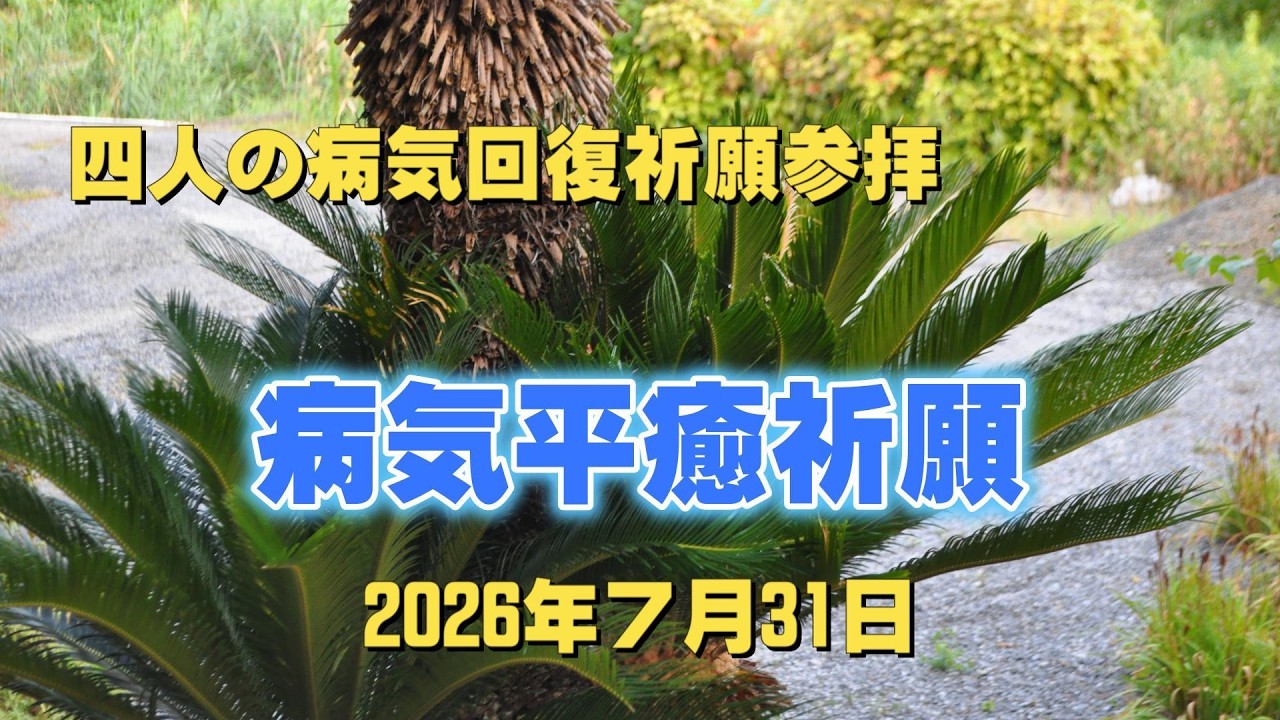 四人の病気回復祈願参拝 病気平癒祈願 20260731 - YouTube