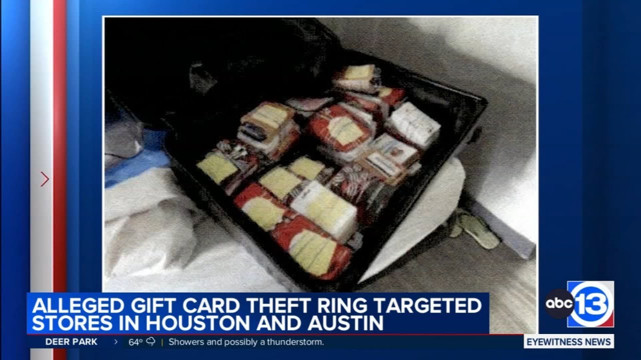 More than 3000 gift cards recovered in elaborate theft scheme - YouTube