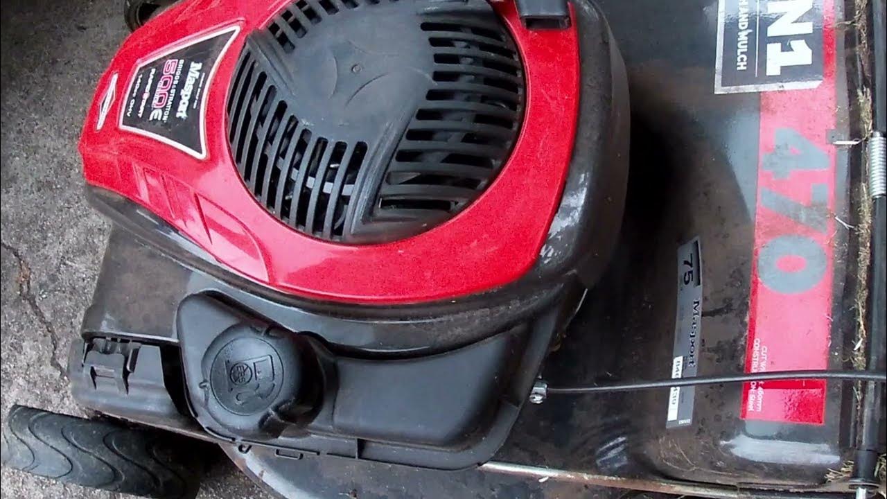 Masport 470 2n1 catch or mulch push lawn mower brief review, features