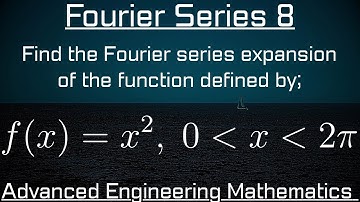 How To Find The Fourier Series Expansion of f(x)