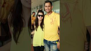 MS Dhoni with his wife Shakshi Dhoni | Beautiful Pictures 😍 | #msdhoni #shorts #youtubeshorts #viral