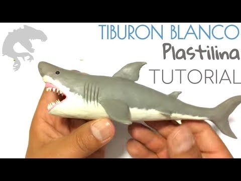 ✔️ COMO HACER UN MEGALODON DE PLASTILINA PASO A PASO ✔️ MI MUNDO DE PLASTILINA