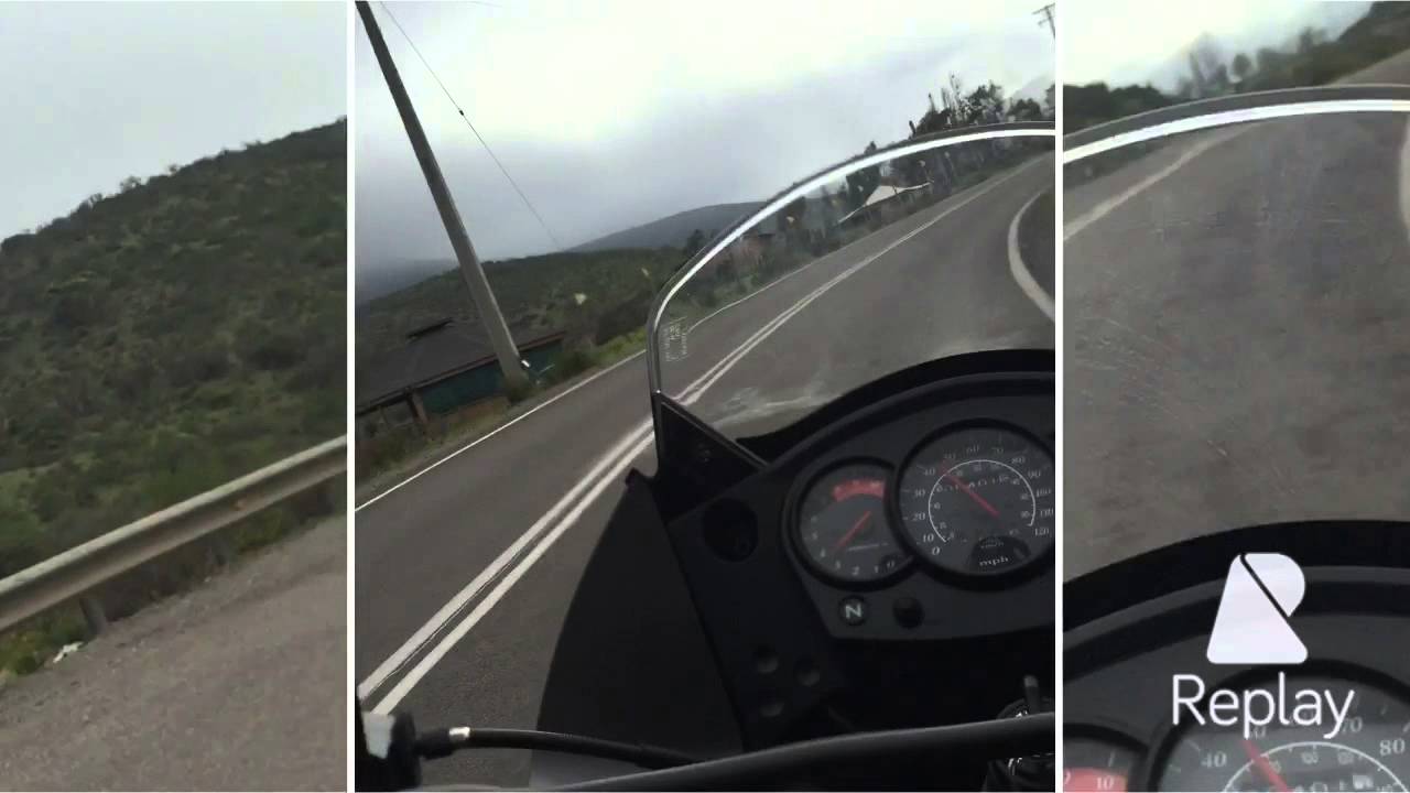KLR 650, camino a Tambillo, Coquimbo, Chile