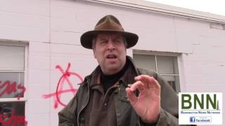 BNN:  Racist Graffiti In Bennington, VT.  April 1, 2017