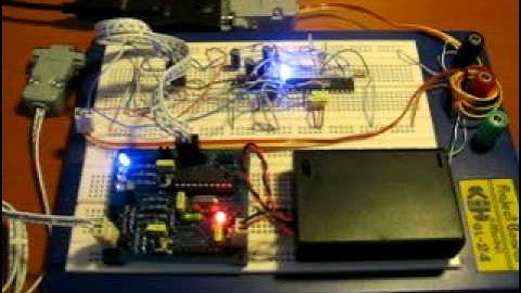 Working with AVR microcontroller Communication Port Project