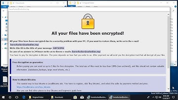 AppCheck Anti-Ransomware : CrySis Ransomware (.id-{*}.[horsefucker@aolonline.top].arena) Block Video