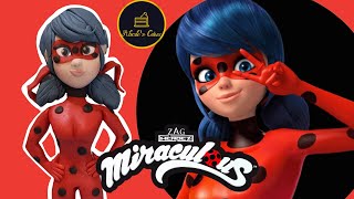 صنع فتاة الدعسوقة (Ladybug) من كرتون (Miraculous)