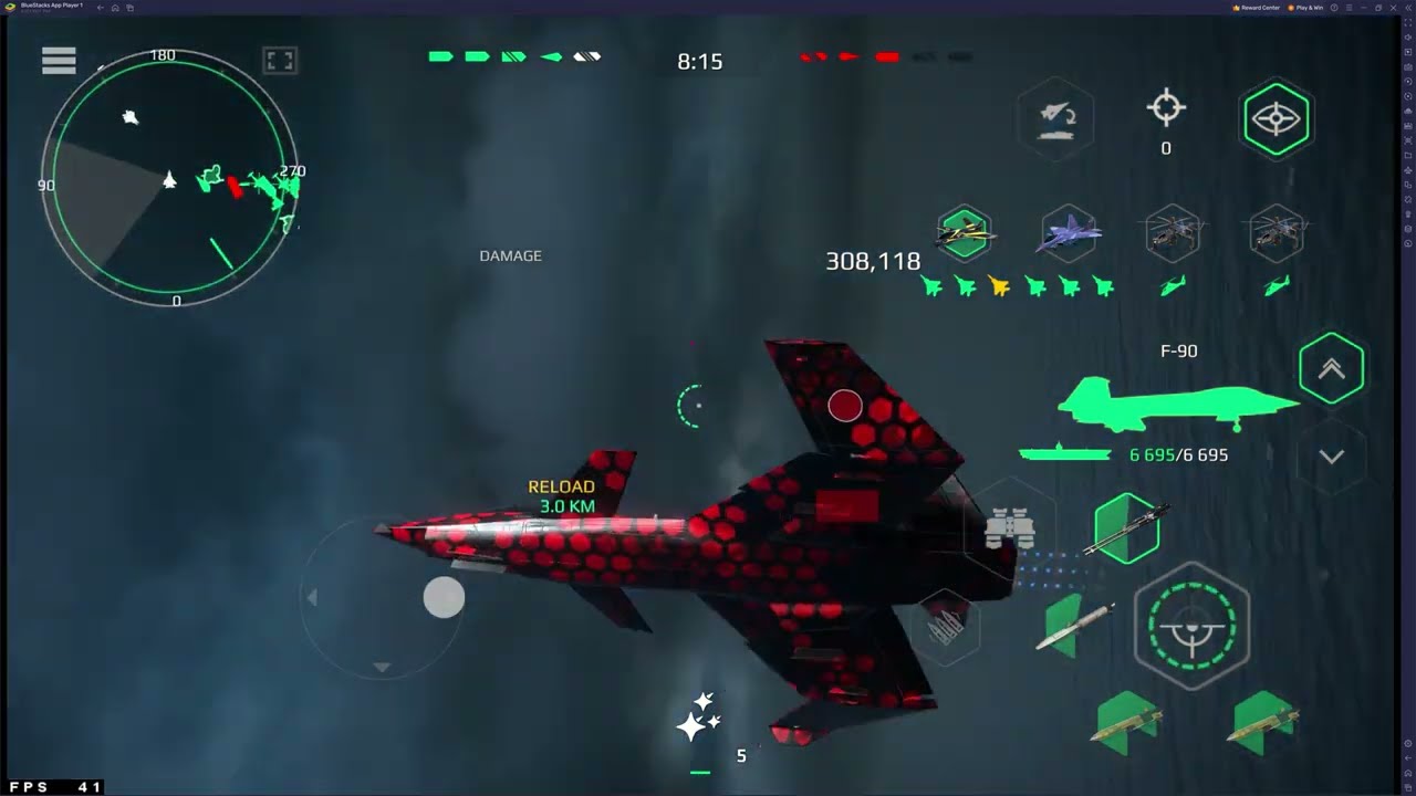 Modern Warships | F90 Strike Fighter - Burst  Damage Test | June 2023