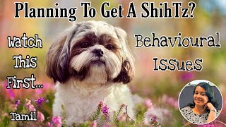 Behavioural Problems In ShihTzu & Their Solutions || Tamil || Pavi's Pawdcast