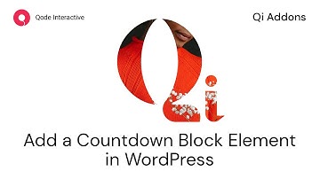 How to Create a Countdown Using Qi Gutenberg Blocks in WordPress