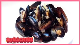Mussels in White Wine Garlic Sauce || Mussel Recipe(OFW)