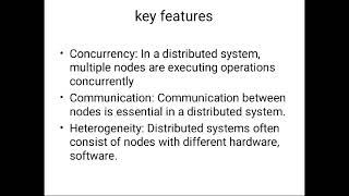 Characterization of Distributed Systems