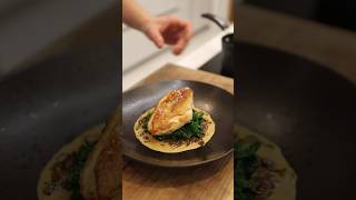 Chicken, mushroom and Kale recipe food health chicken protein