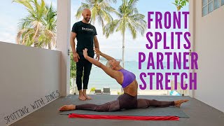 Contortion Series: Front Splits in 6 Steps - Spotting with Jones