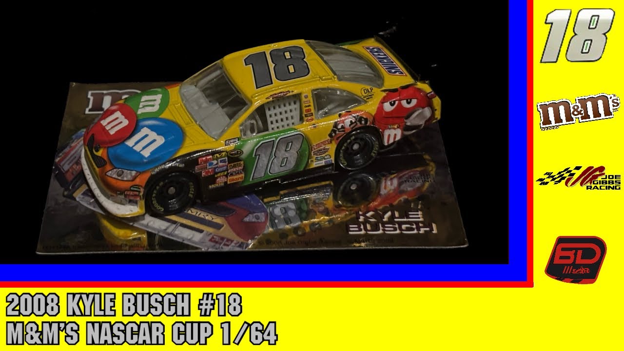 2008 Kyle Busch M&M's NASCAR Cup Diecast 1/64 - YouTube