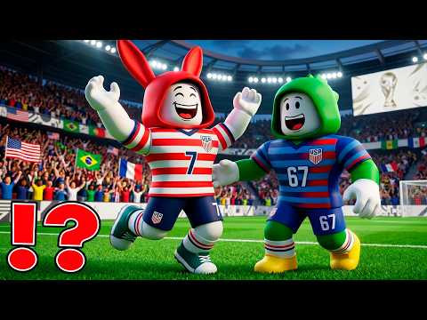 JJ and Mikey Play WORLD CUP FOOTBALL ?! (Maizen Roblox)