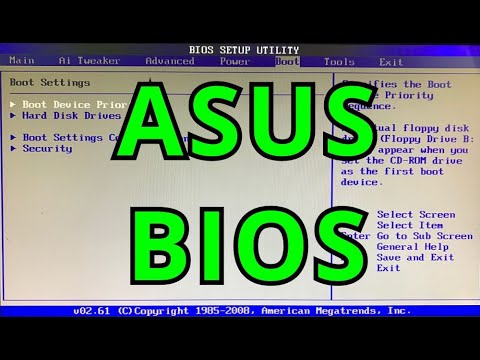 So rufen Sie das BIOS auf einem ASUS Laptop auf