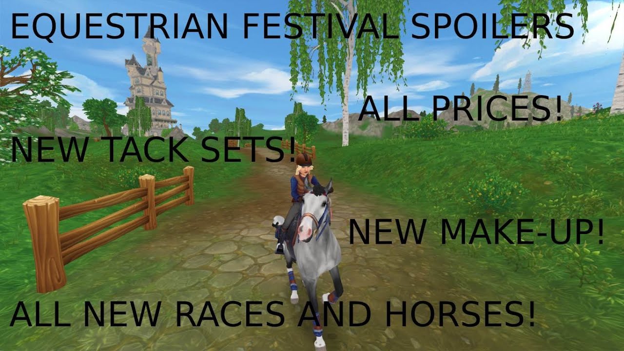EQUESTRIAN FESTIVAL SPOILERS! NEW HORSES, RACES, FREE ITEMS, SETS, AND ...