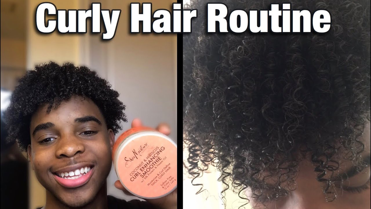 CURLY HAIR ROUTINE (Men & Women) 2019 - YouTube