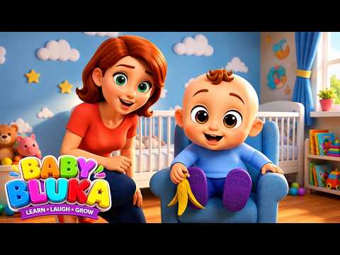 Slippery Banana Peel + More Songs | Baby Bluka Nursery Rhymes & Kids Songs