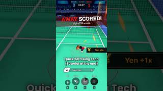 RACKET RIVALS QUICK SET SWING TECH TUTORIAL #roblox
