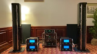 MILANO HI-FIDELITY 2021 | Amazing McIntosh KRT1.1K Speakers!  Pieffe Elettronica - Gallarate