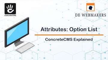 Attributes: optionlist | ConcreteCMS Explained *ADVANCED*